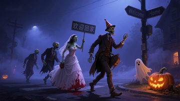 僵尸婚礼夜，欢迎回家