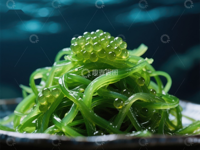 高清大图下载【趣麦麦图】新鲜海葡萄特写