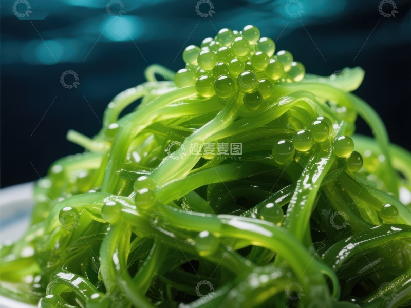 高清大图下载【趣麦麦图】新鲜海葡萄特写