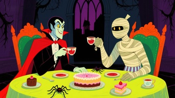 吸血鬼与木乃伊的茶会