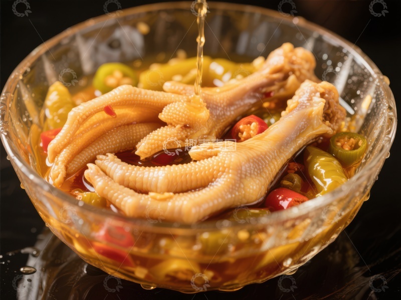 泡椒凤爪，酸辣开胃美食