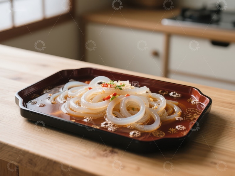 高清大图下载【趣麦麦图】凉拌粉皮，清新美味