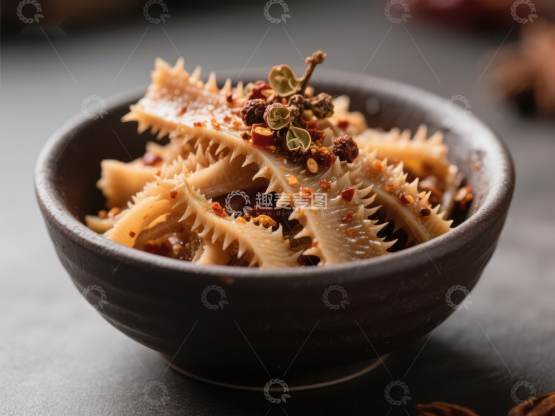 高清大图下载【趣麦麦图】麻辣牛肚，香辣诱人