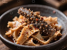 麻辣毛肚美食特写