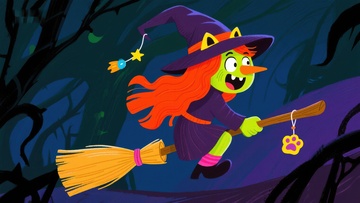 夜空中的巫女飞行