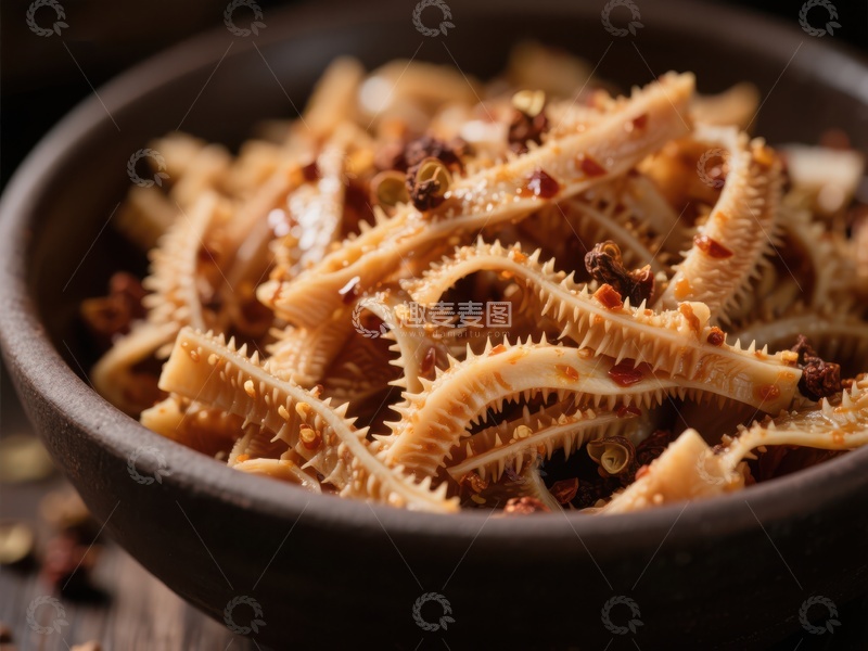 高清大图下载【趣麦麦图】麻辣牛肚丝特写