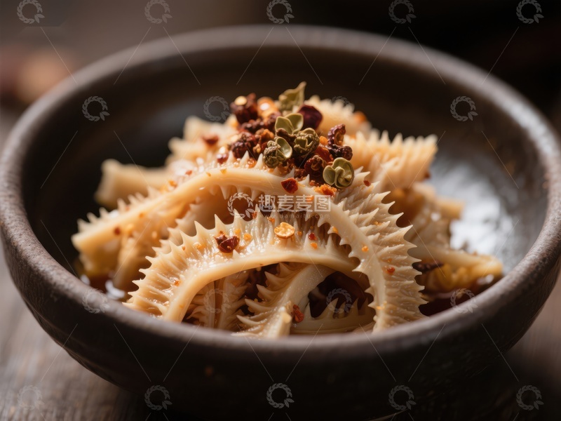 高清大图下载【趣麦麦图】麻辣牛肚丝，香辣诱人