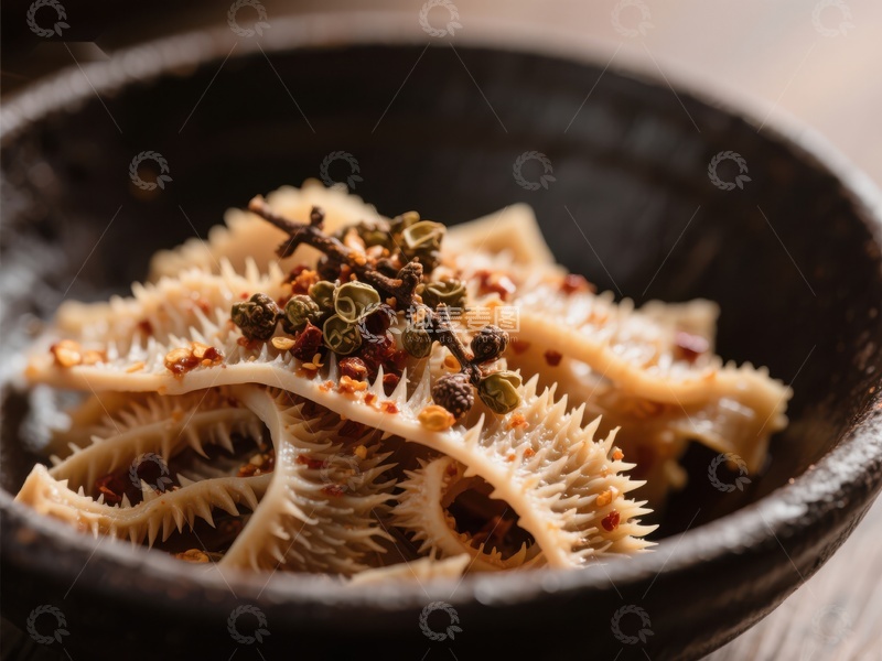 高清大图下载【趣麦麦图】麻辣毛肚，传统美食的味觉享受