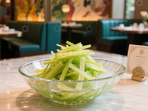 清新爽口的黄瓜丝凉菜