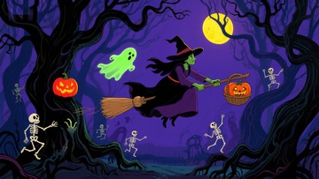 万圣夜巫女飞行