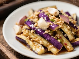 蒜香茄子：美味中式凉拌菜