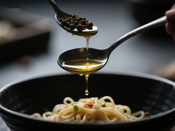 热油花椒浇面，美味瞬间绽放