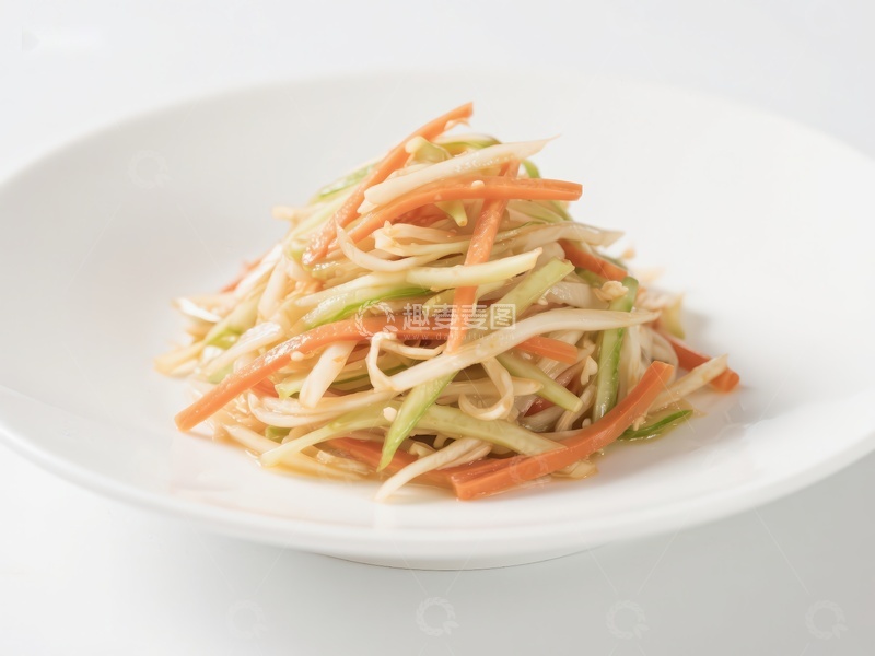 高清大图下载【趣麦麦图】新鲜蔬菜沙拉，色彩缤纷