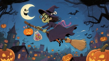 万圣夜巫女飞行