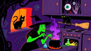 女巫厨房魔法夜