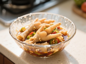 美味泡椒凤爪，清新爽口