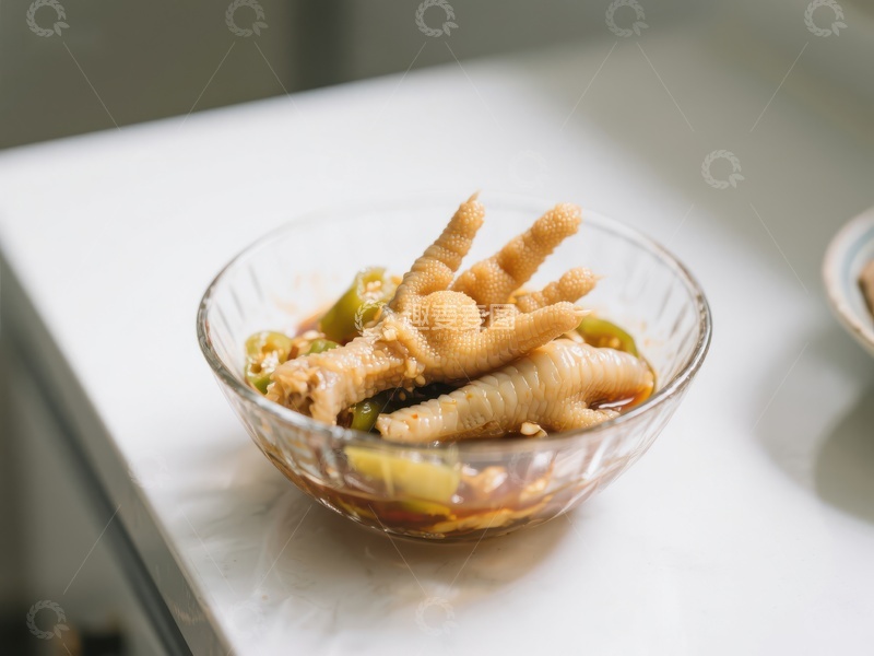 高清大图下载【趣麦麦图】泡椒凤爪，美味小吃