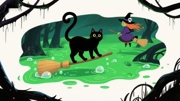 巫女与黑猫的魔法森林