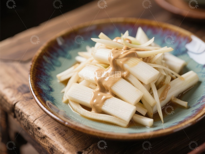 酱汁拌莲藕，清新爽口美食