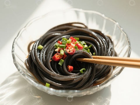 黑木耳拌菜，清新爽口