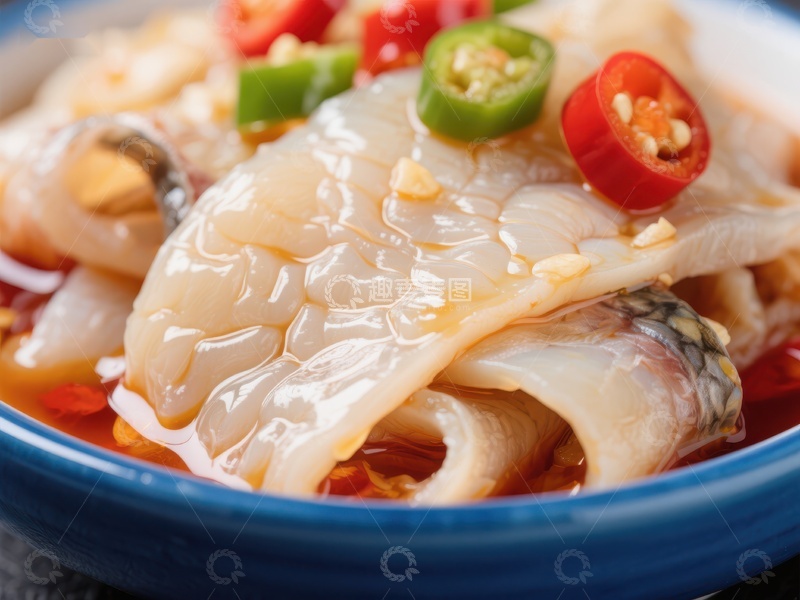 酸辣鱼片，鲜嫩可口