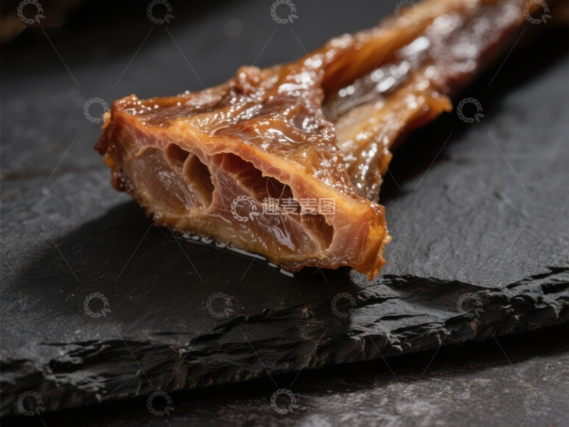 高清大图下载【趣麦麦图】烤制鸭脖特写