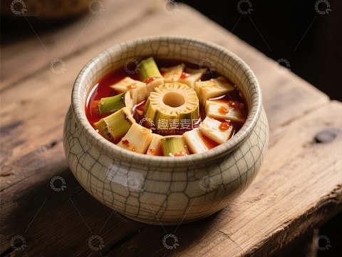 竹笋泡菜碗，传统风味美食