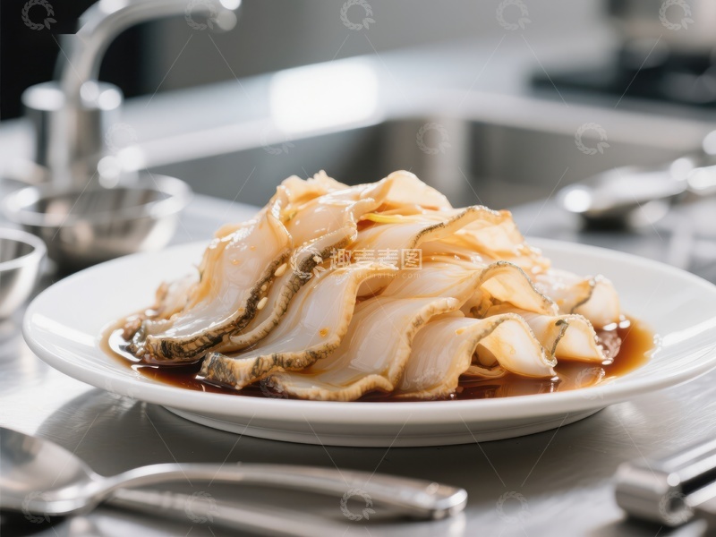 高清大图下载【趣麦麦图】精致摆盘的海鲜料理