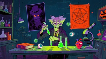 神秘实验室中的魔法实验