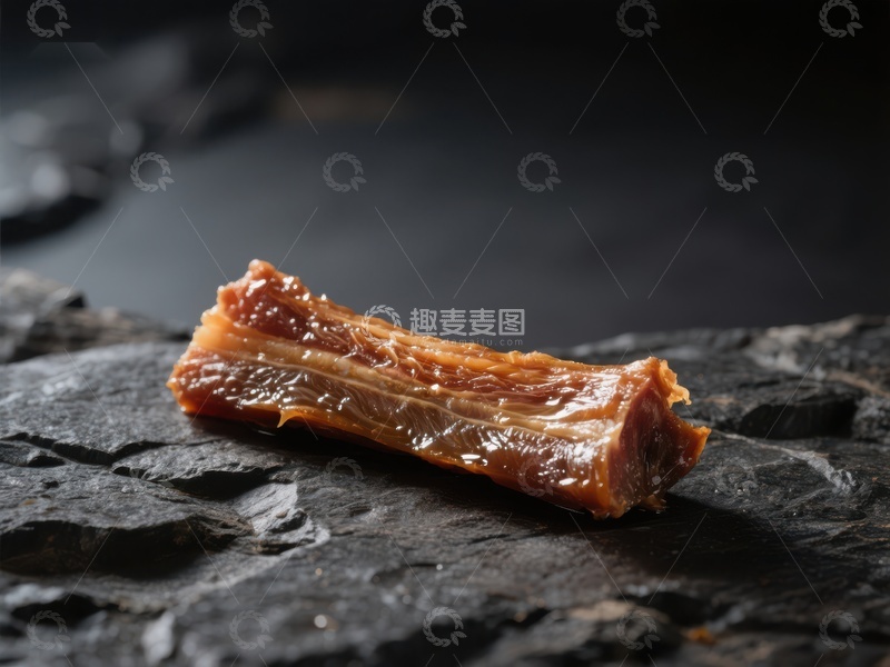 高清大图下载【趣麦麦图】岩石上的风干肉条