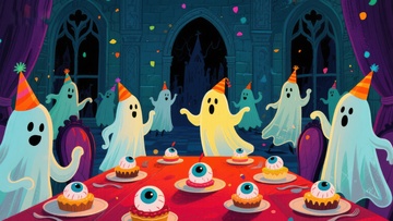 鬼魂聚会，共庆节日