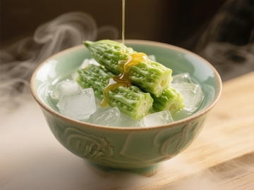 苦瓜冰镇蜂蜜水