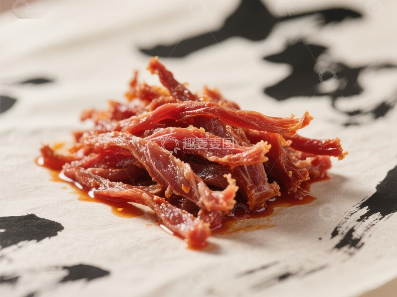 高清大图下载【趣麦麦图】香辣牛肉干特写