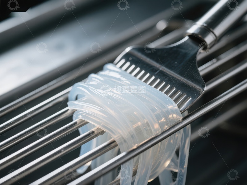 高清大图下载【趣麦麦图】工业管道与透明软管连接特写
