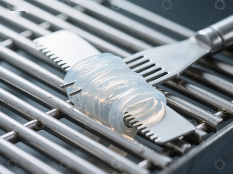 高清大图下载【趣麦麦图】金属夹具上的透明塑料部件