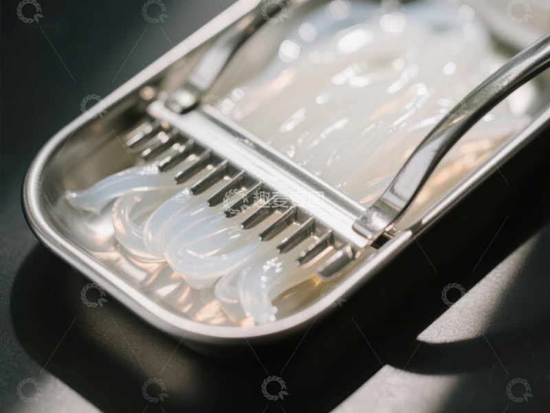 高清大图下载【趣麦麦图】透明牙套与金属托盘特写