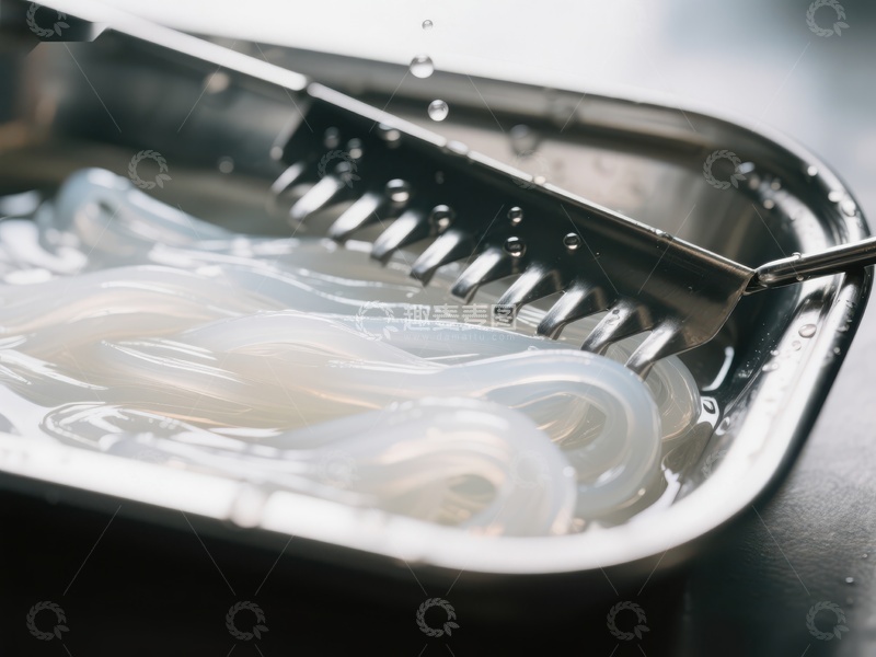 高清大图下载【趣麦麦图】透明胶管与金属工具在水槽中