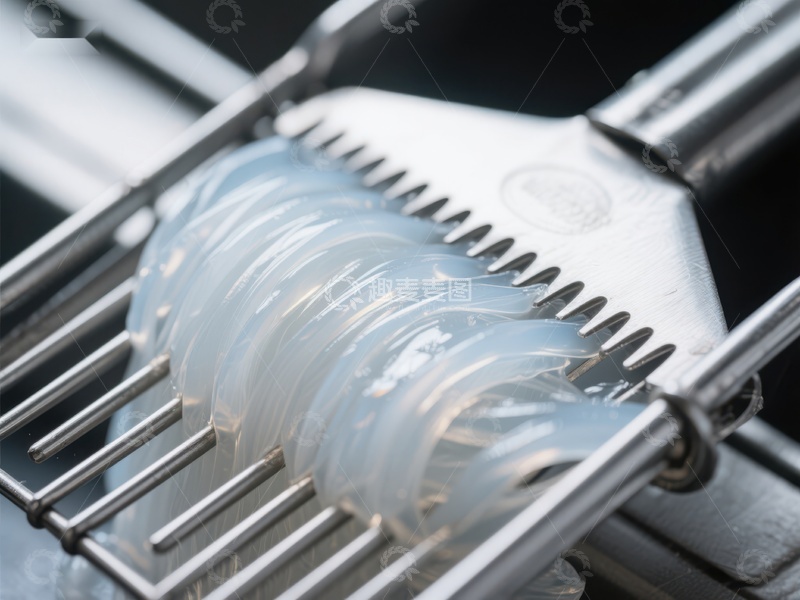 高清大图下载【趣麦麦图】自动化生产线上的透明管材加工