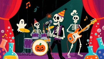 骷髅乐队欢乐演出