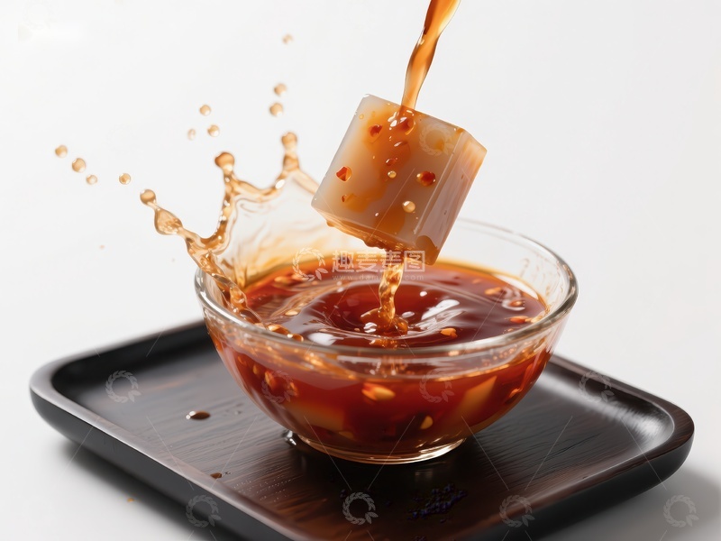 高清大图下载【趣麦麦图】酱汁滴落，激起美味涟漪