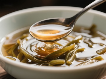 勺舀清汤，海带飘香