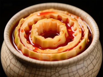 辣味腌制竹笋盘