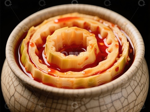 辣味腌制竹笋盘