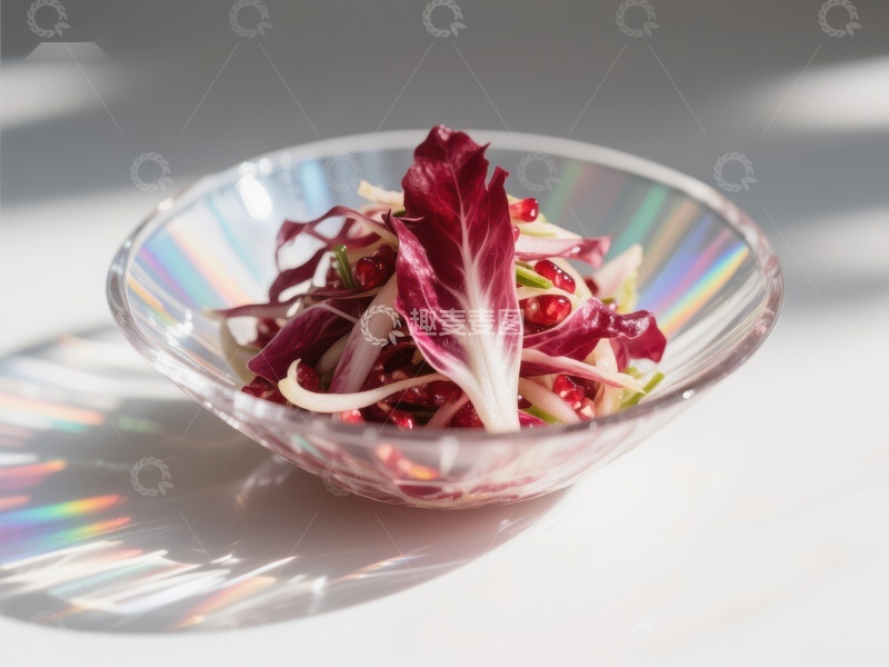 高清大图下载【趣麦麦图】色彩斑斓的生菜沙拉