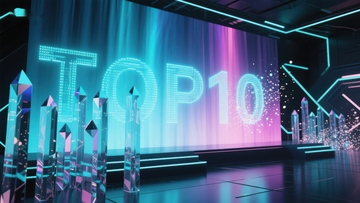 霓虹灯下的TOP10榜单