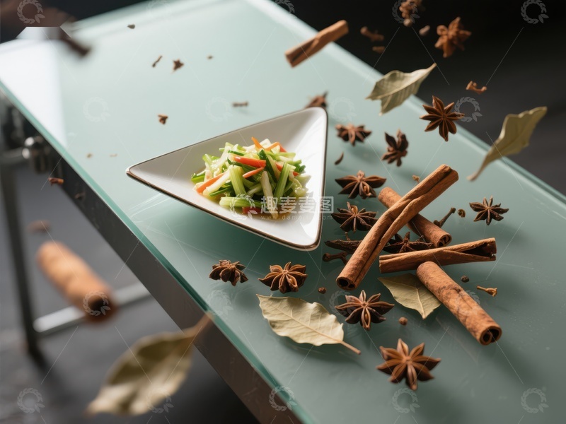 高清大图下载【趣麦麦图】香料与沙拉的视觉盛宴