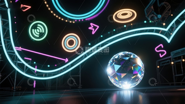 霓虹赛道与闪耀宝石