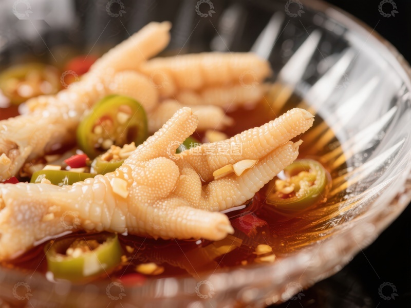 高清大图下载【趣麦麦图】泡椒凤爪，美味冷盘