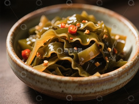 碗中美味海带凉拌菜
