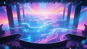 炫彩舞台灯光秀